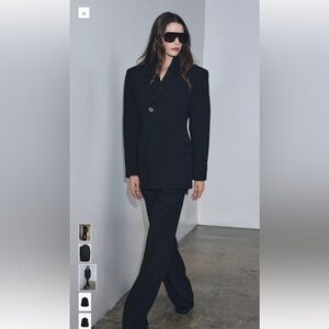 Zara ZW Collection One Button Blazer NWT Size Small